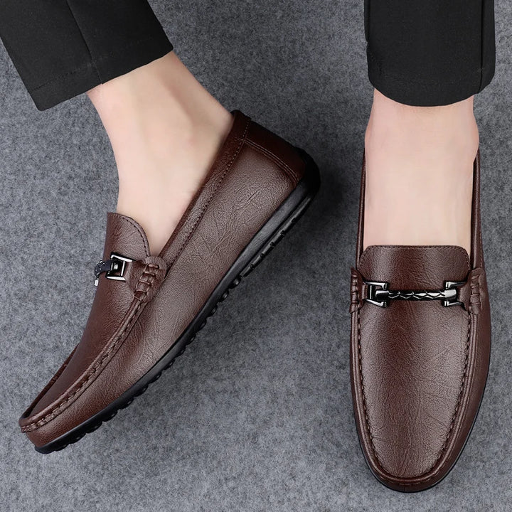 Rey Genuine Leather Loafers