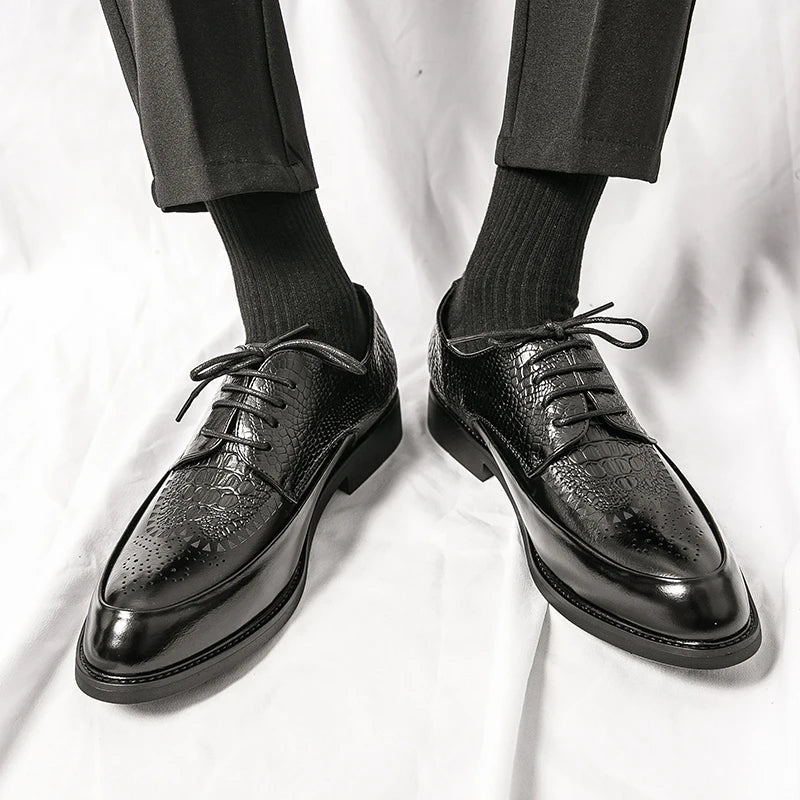 Pelle Genuine Leather Oxfords