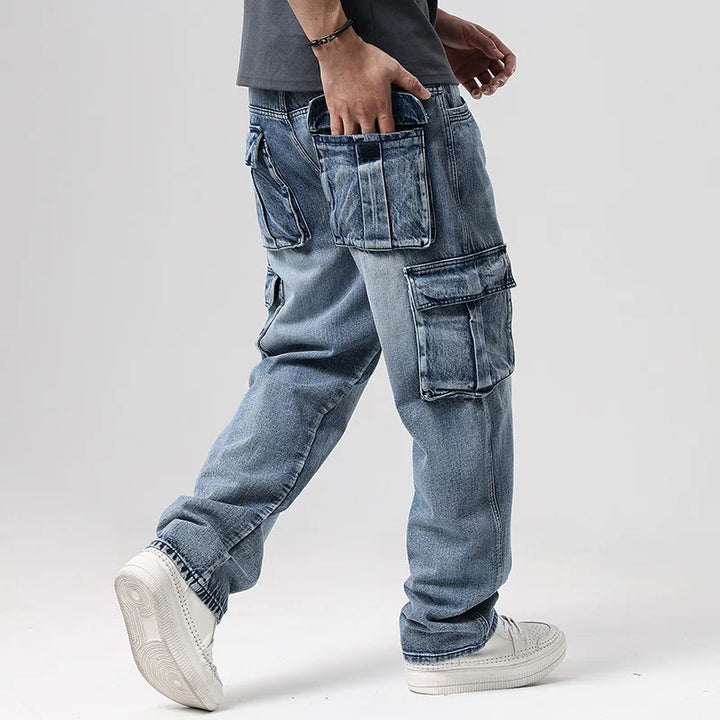 Cargo Denim Pants