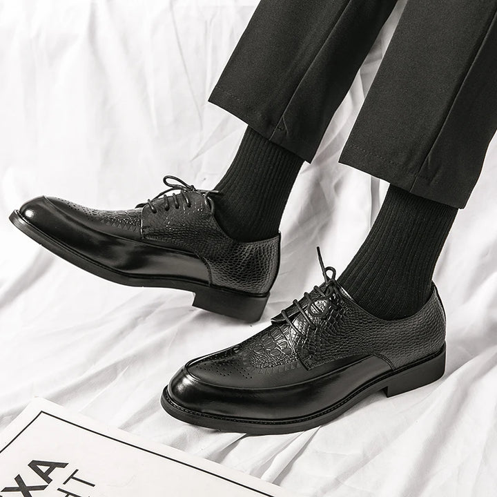 Pelle Genuine Leather Oxfords