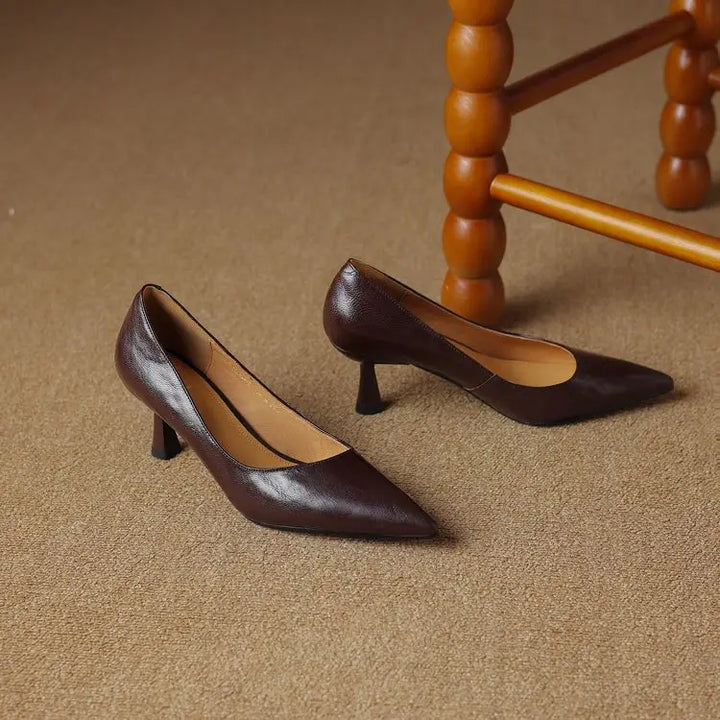 Avero Genuine Leather Heels