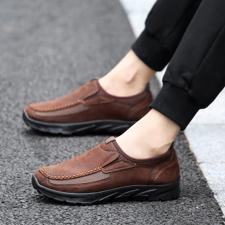 Senza Leather Loafers