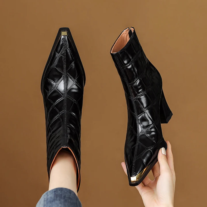 Nysa Genuine Leather Boots