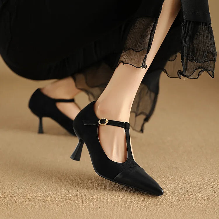 Vistra Leather Heels