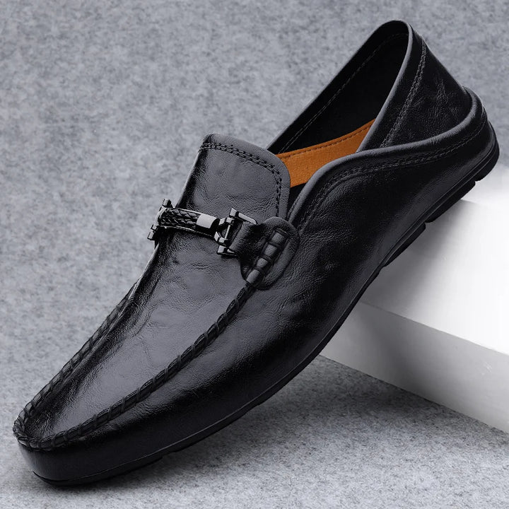 Kizar Leather Loafers