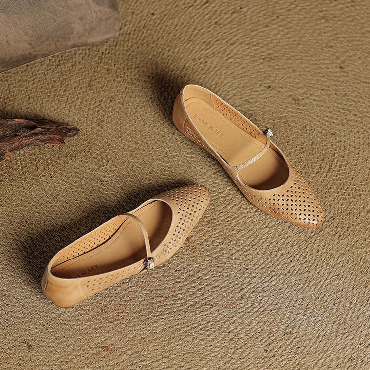 Kyla Genuine Leather Flats