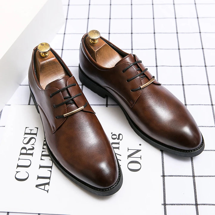 Stefano Genuine Leather Oxfords