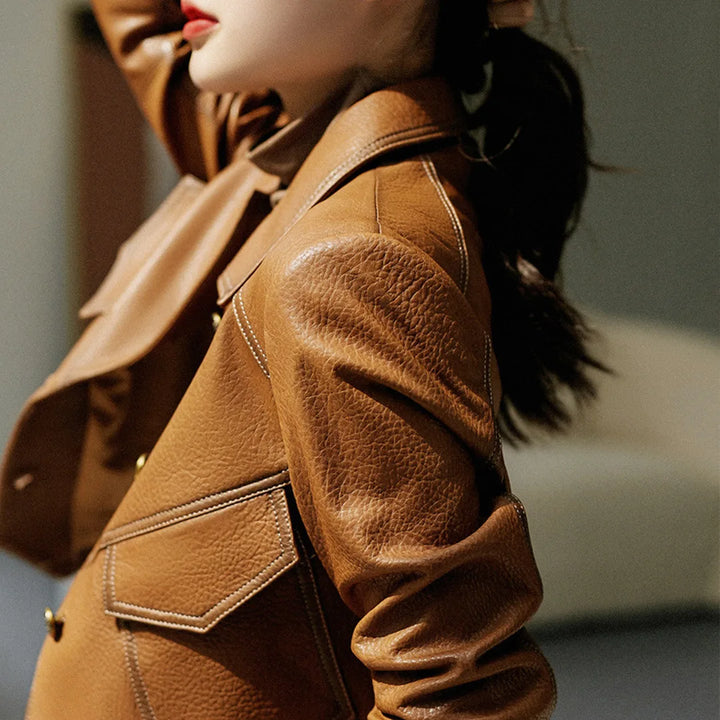 Romana Faux Leather Jacket