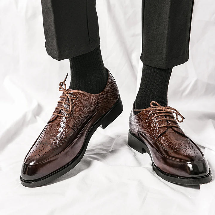 Pelle Genuine Leather Oxfords