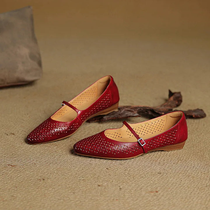 Kyla Genuine Leather Flats