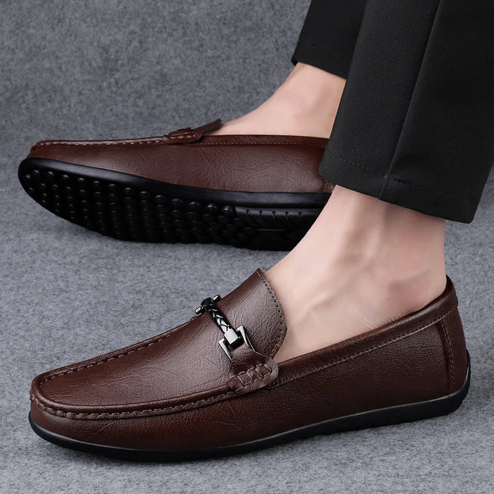 Rey Genuine Leather Loafers