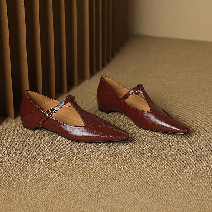 Ivra Genuine Leather Flats