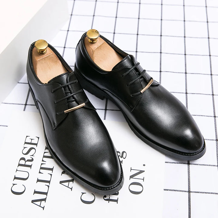 Stefano Genuine Leather Oxfords