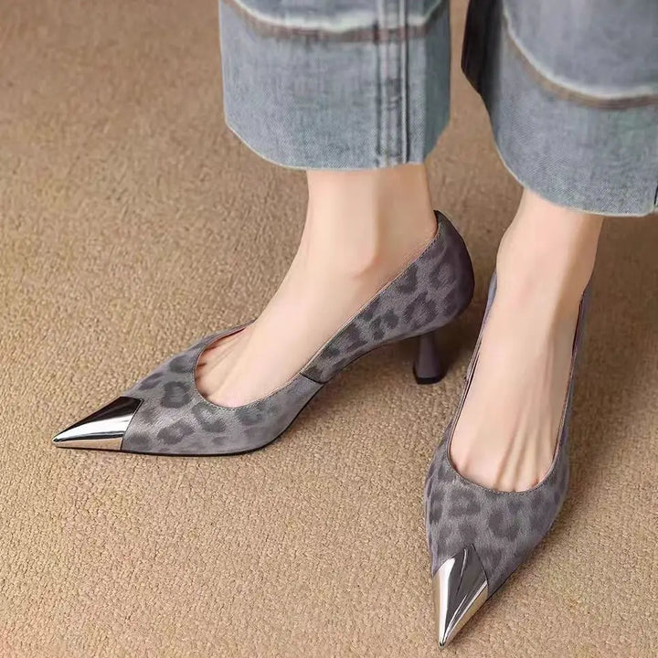 Livia Genuine Leather Heels