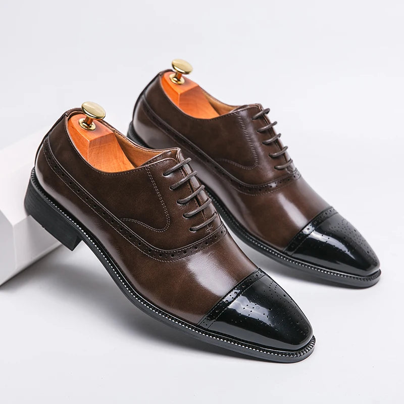 Cavalier Genuine Leather Shoes