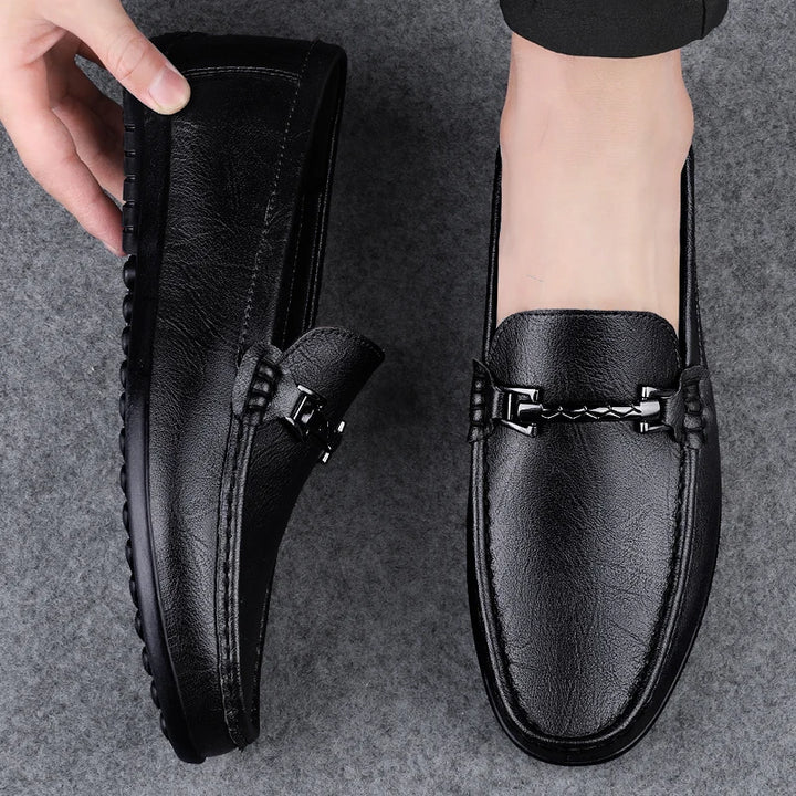 Rey Genuine Leather Loafers