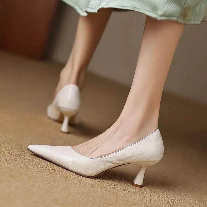 Avero Genuine Leather Heels