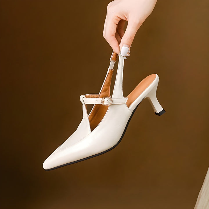 Loren Leather Heels