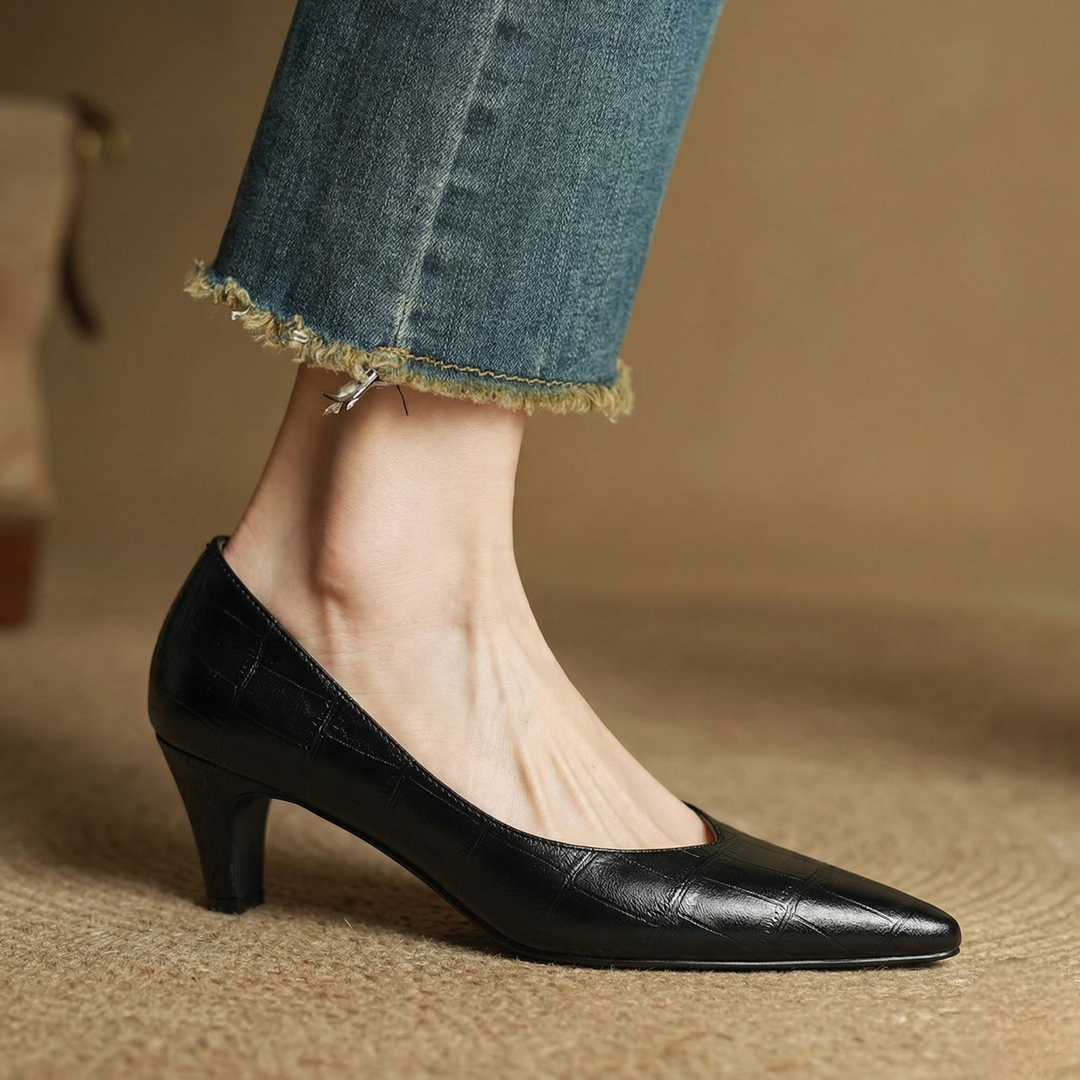 Nea Genuine Leather Heels