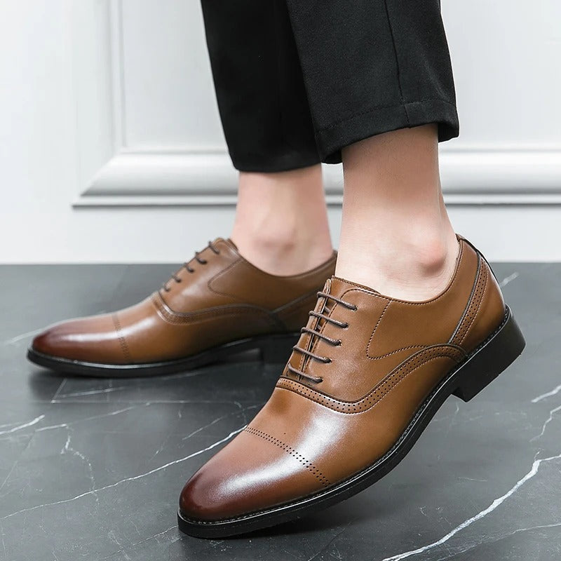 Conti Genuine Leather Oxfords