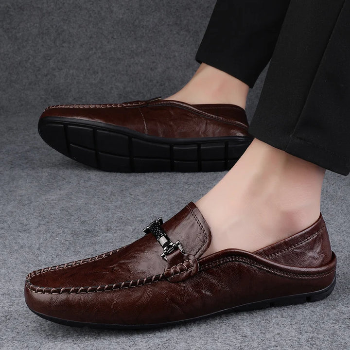 Kizar Leather Loafers