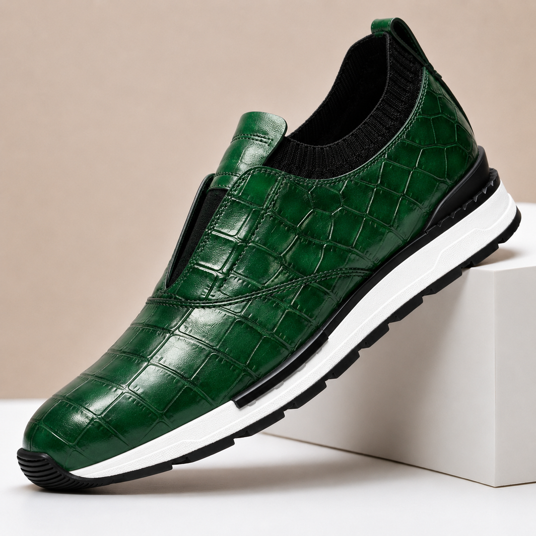 Darcel Genuine Leather Slip-On Sneakers