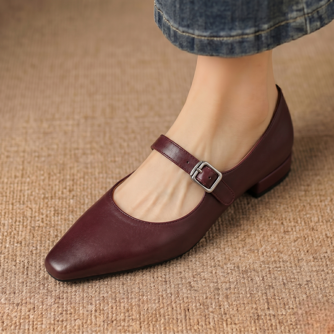Orya Genuine Leather Heels