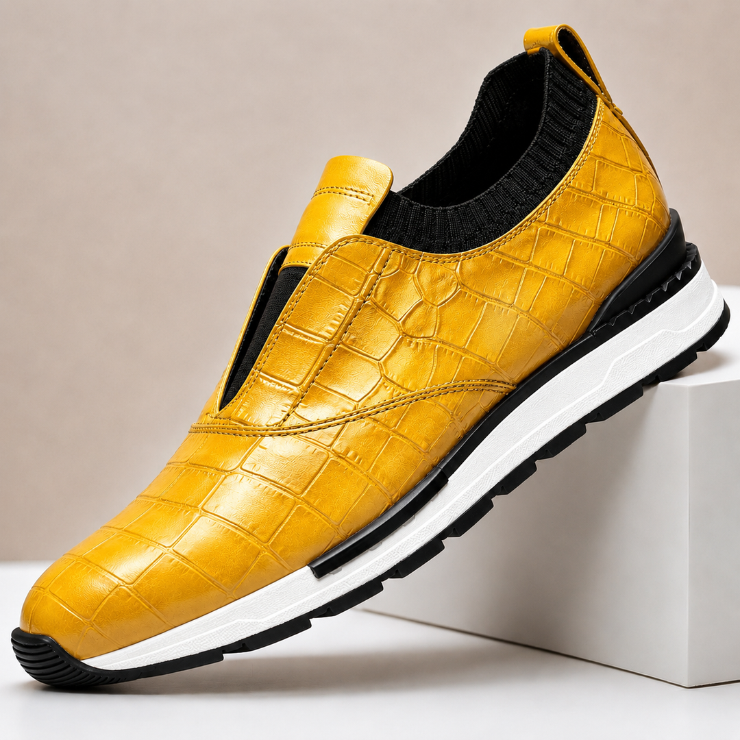 Darcel Genuine Leather Slip-On Sneakers