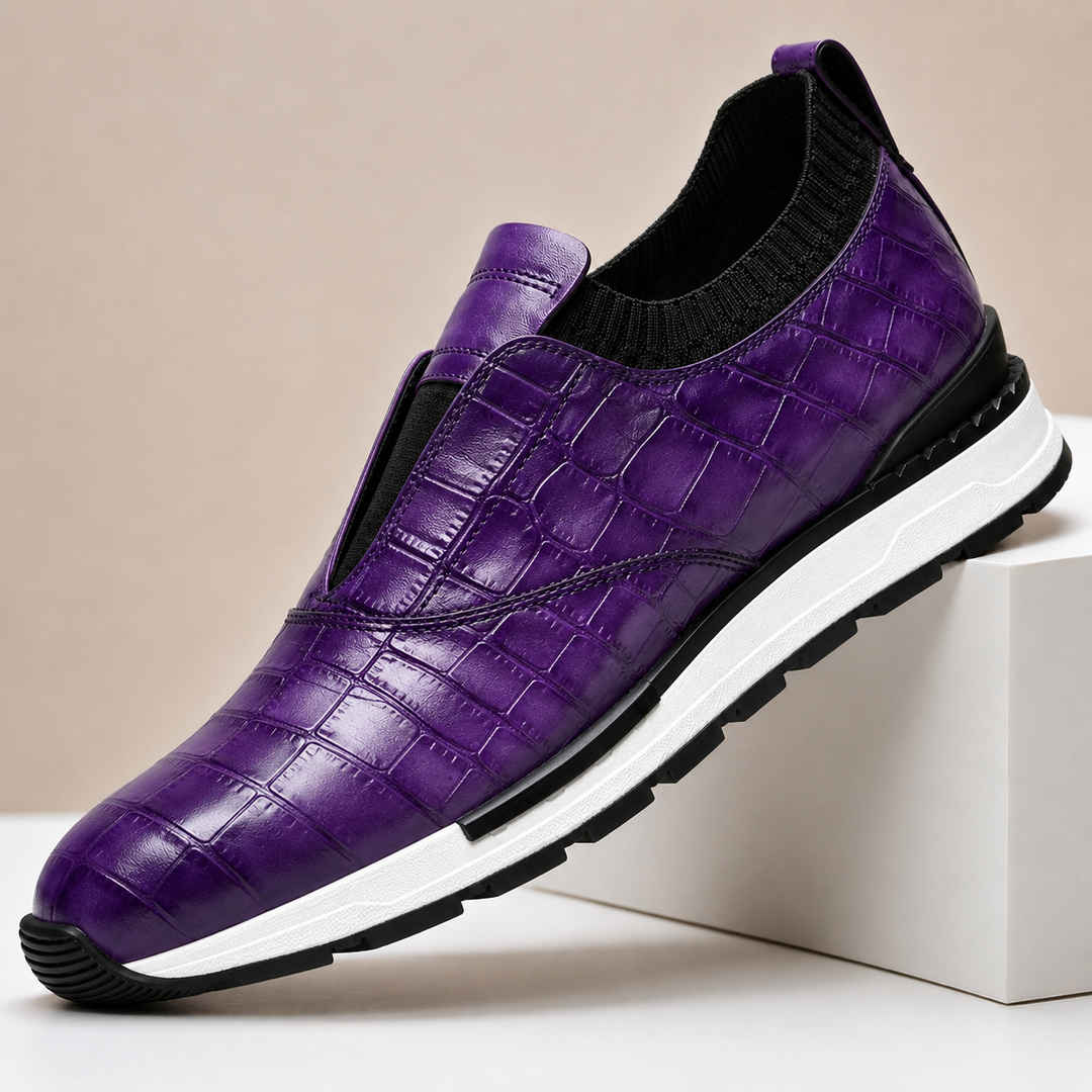 Darcel Genuine Leather Slip-On Sneakers
