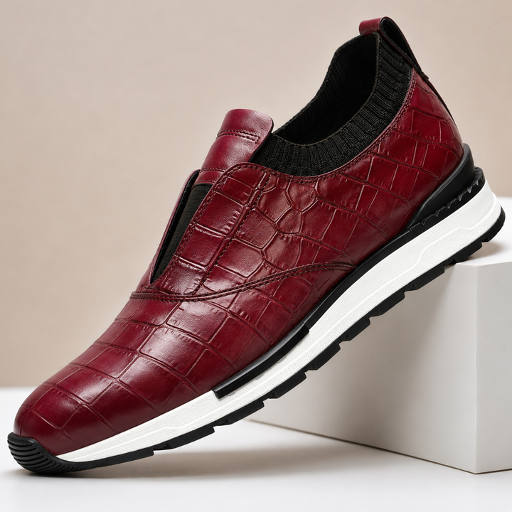 Darcel Genuine Leather Slip-On Sneakers