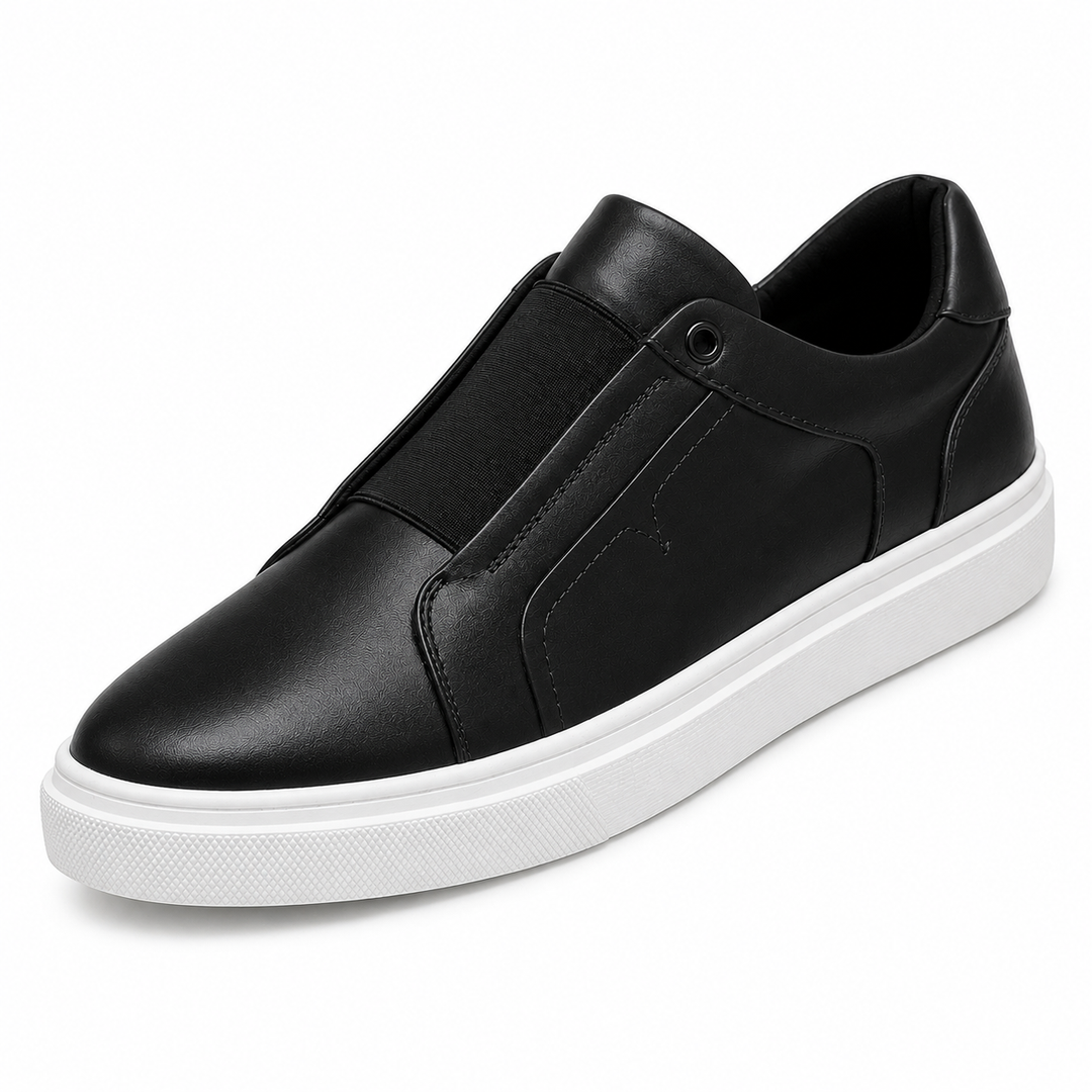 Drevo Genuine Leather Slip-On Sneakers