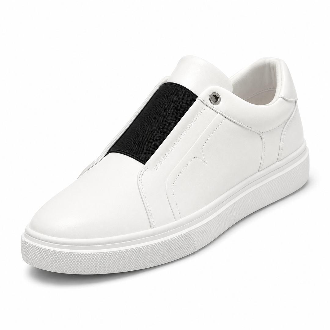 Drevo Genuine Leather Slip-On Sneakers