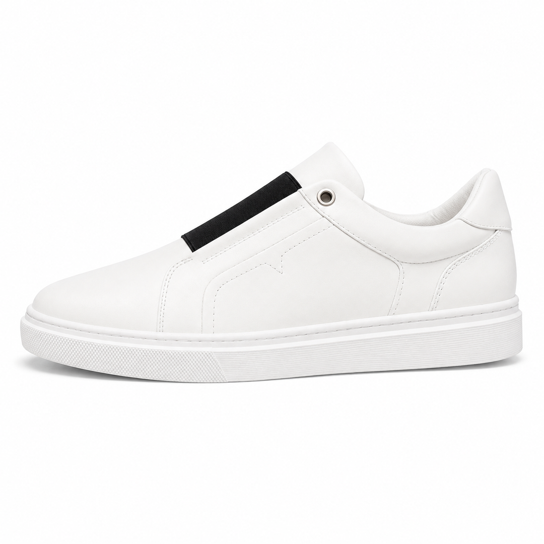 Drevo Genuine Leather Slip-On Sneakers