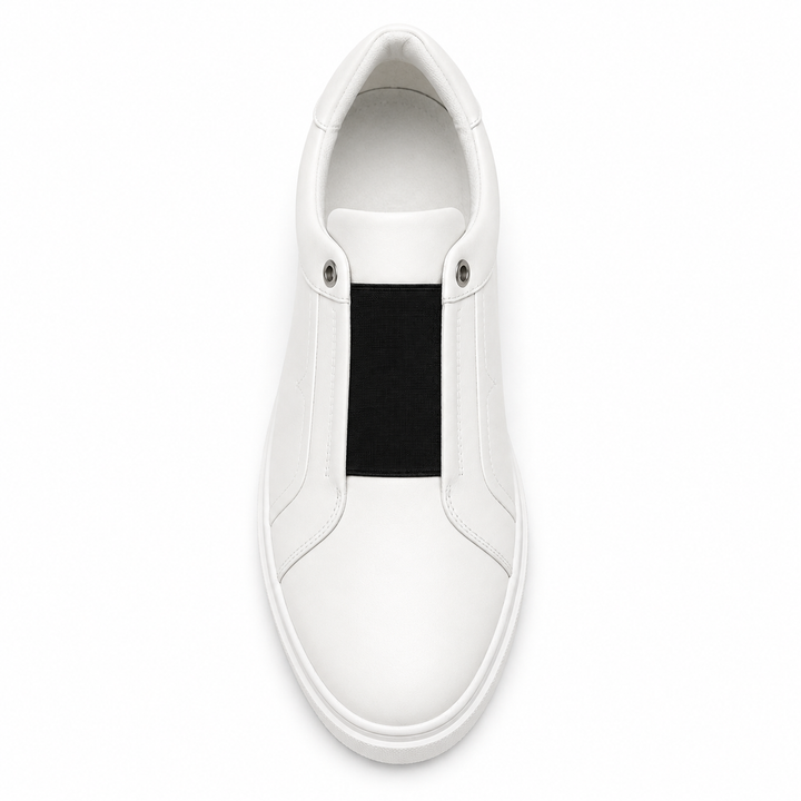Drevo Genuine Leather Slip-On Sneakers