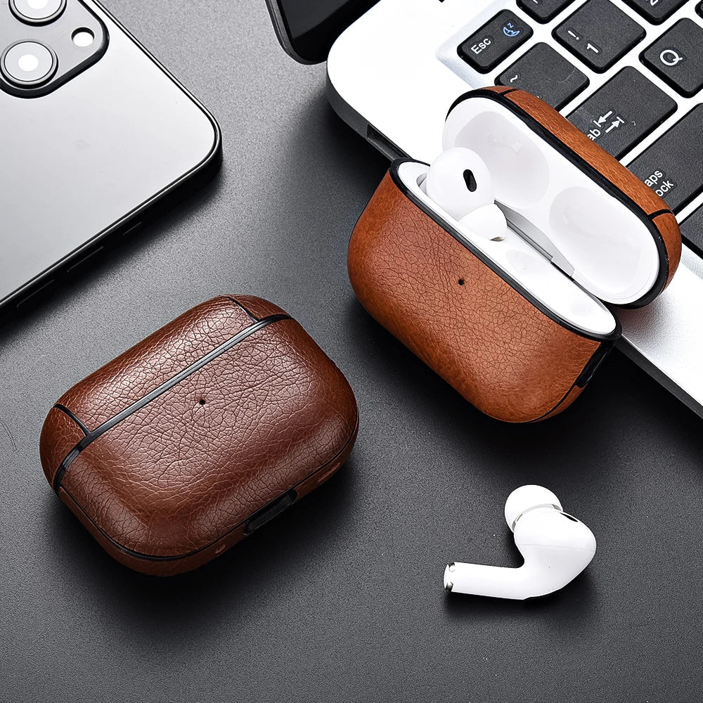 Halden Faux Leather AirPods Case