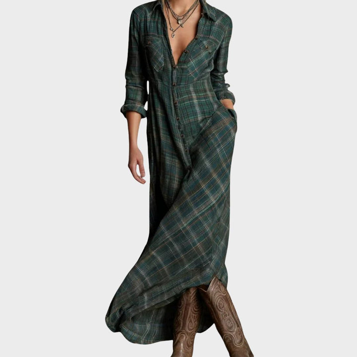 Elara Flowing Maxi Dress