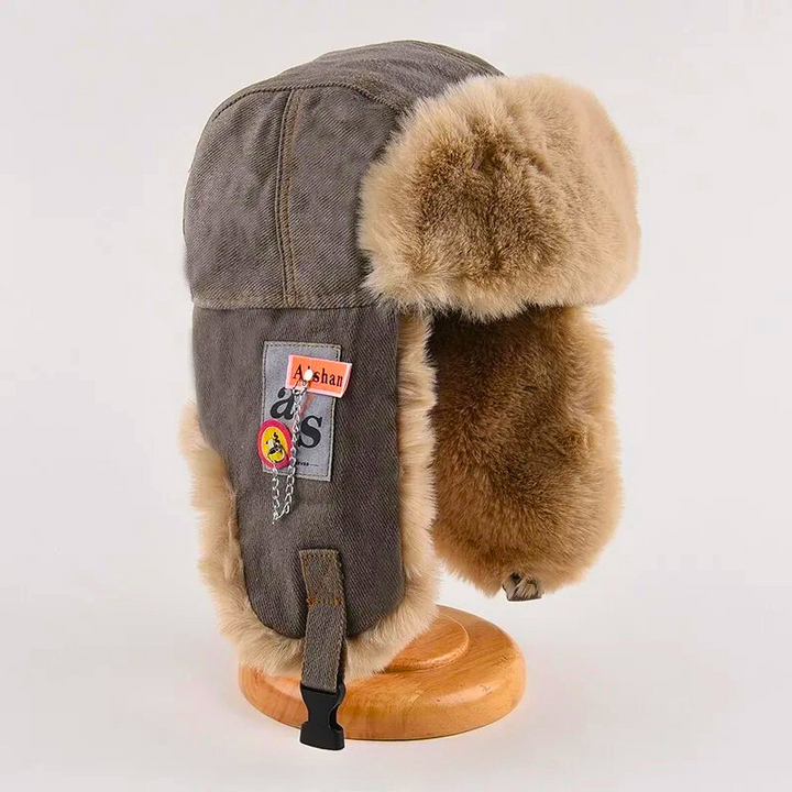 Frontier Faux Fur Lined Trapper Hat