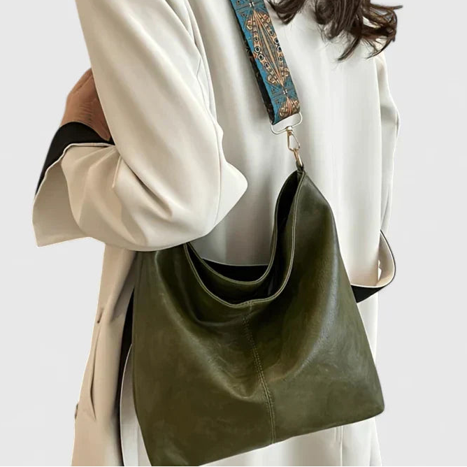 Capella Wide-Strap Shoulder Bag
