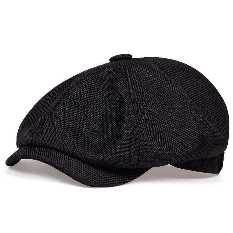Harbor Eight-Panel Linen Cap