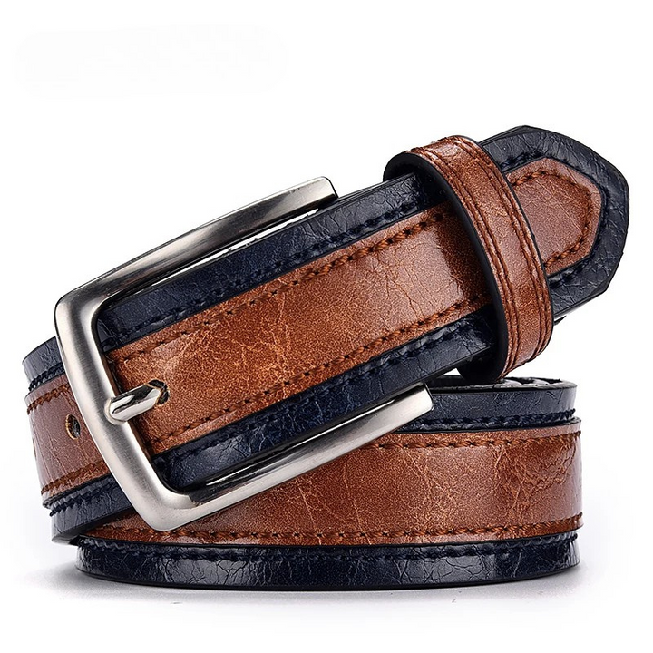 Dalton Two-Tone Buckle Belt