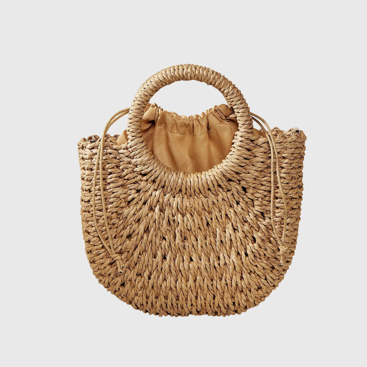 Solana Woven Straw Summer Handbag