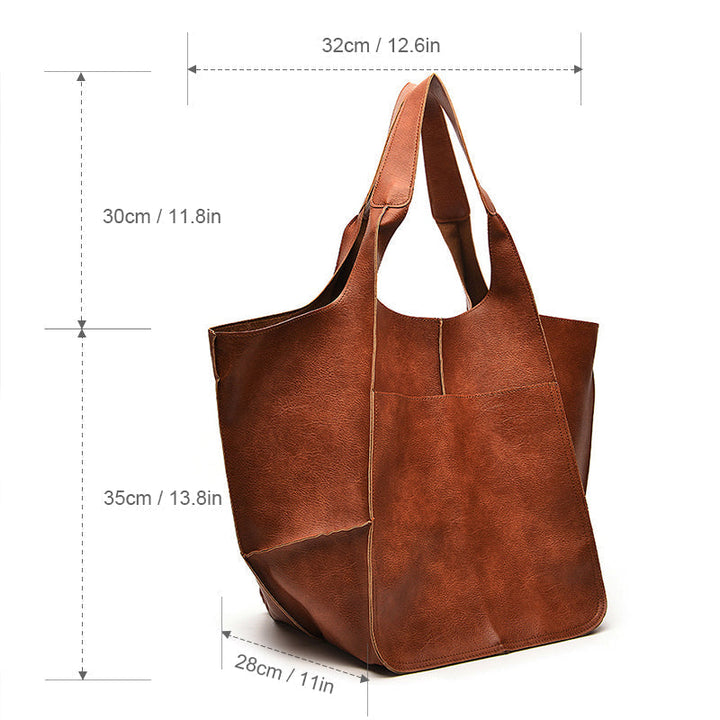 Maren Spacious Canvas Tote Bag