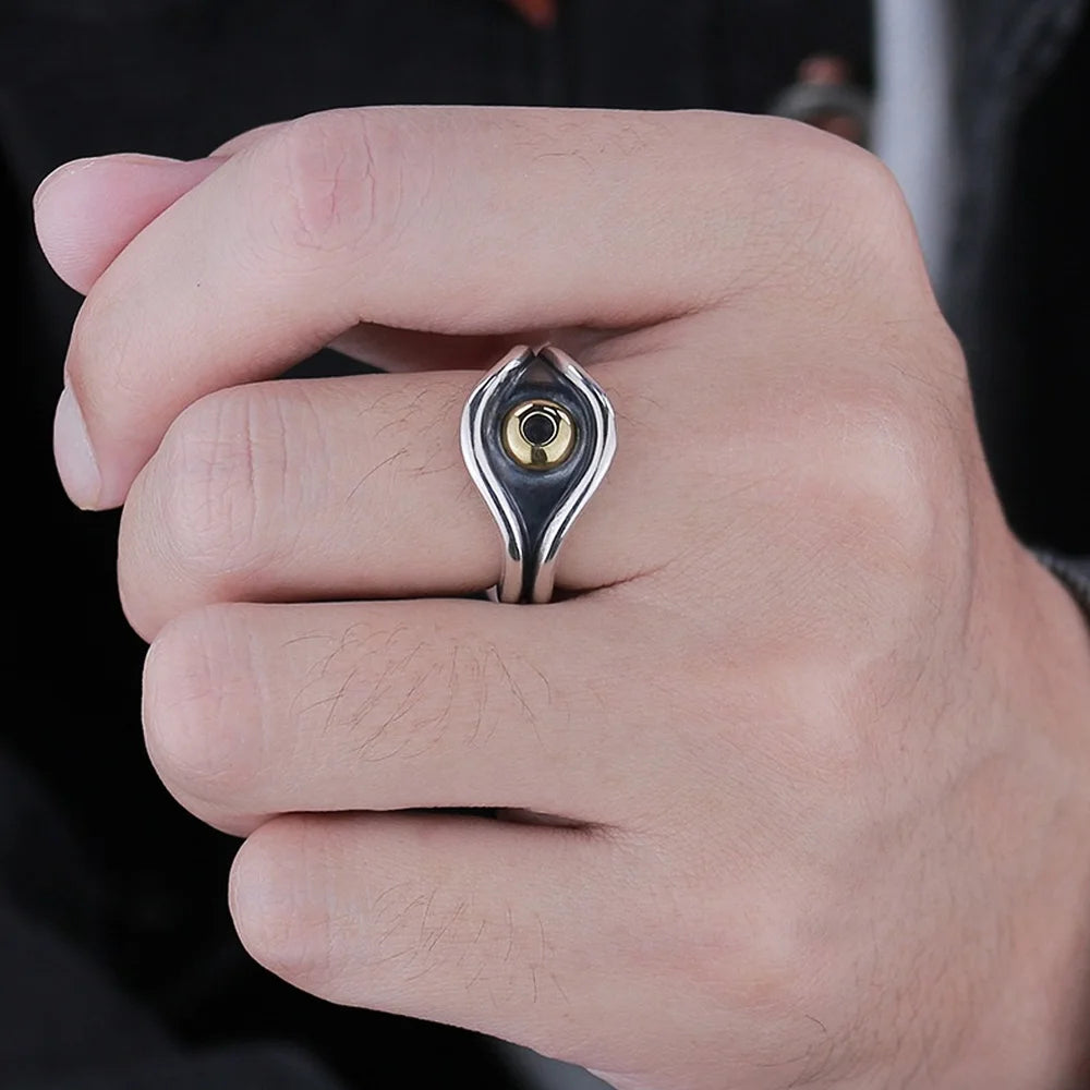 Mystique Adjustable Copper All-Seeing Eye Ring
