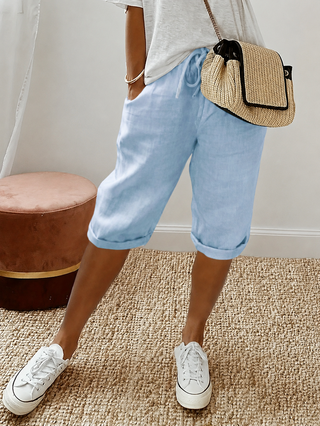 Brinley Lightweight Capri Pants