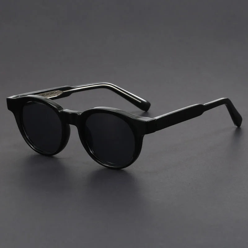 Hudson Retro Round UV Protection Sunglasses