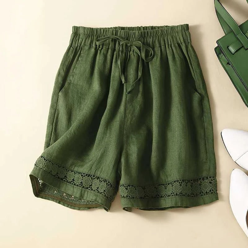 Blythe Relaxed Floral Embroidered Shorts