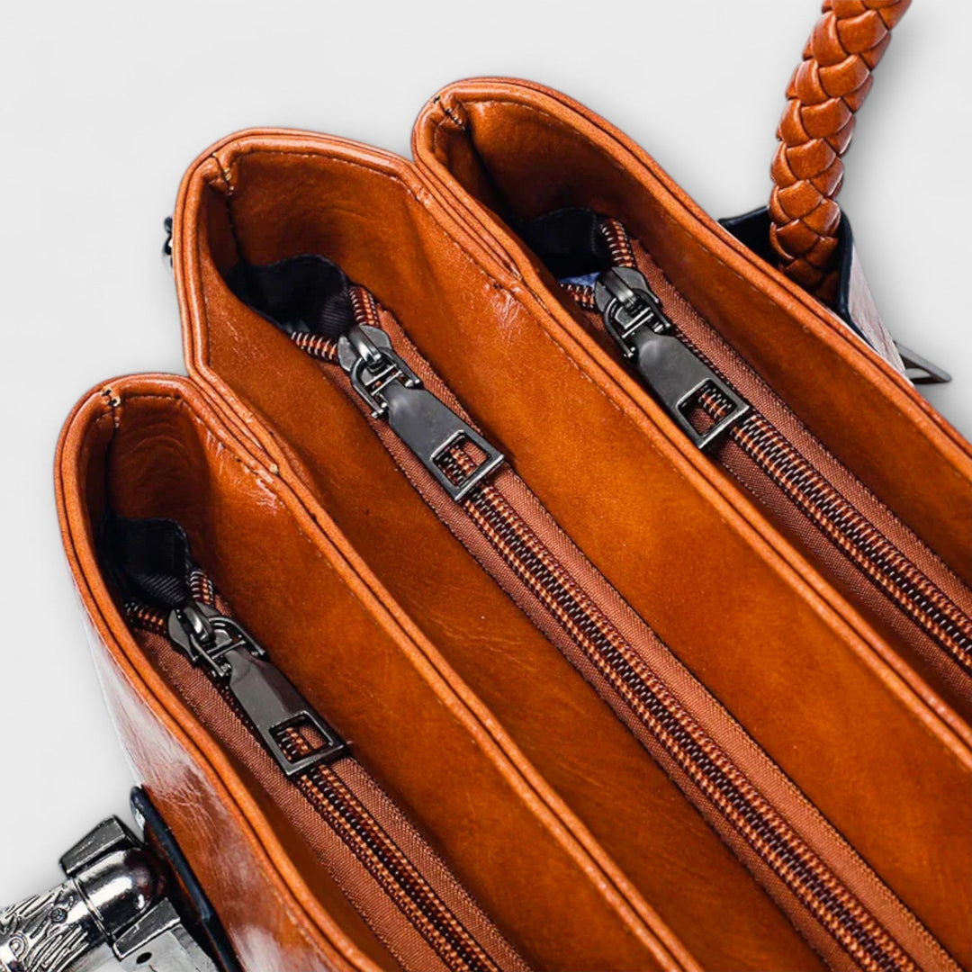 Marcella Braided Handle Handbag