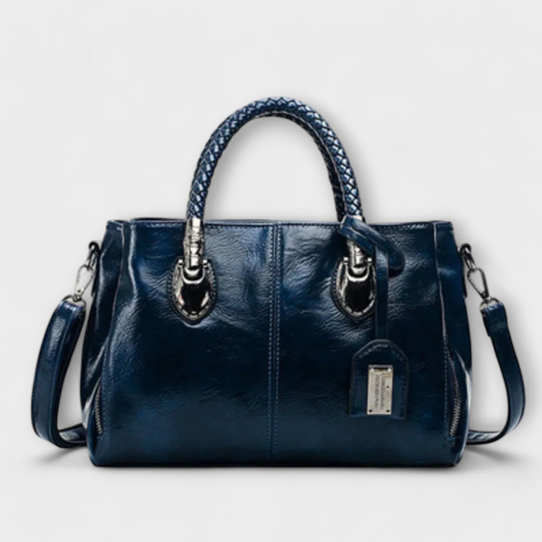 Marcella Braided Handle Handbag
