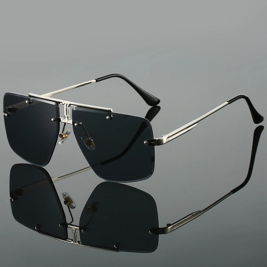 Dalton Rimless Square Sunglasses
