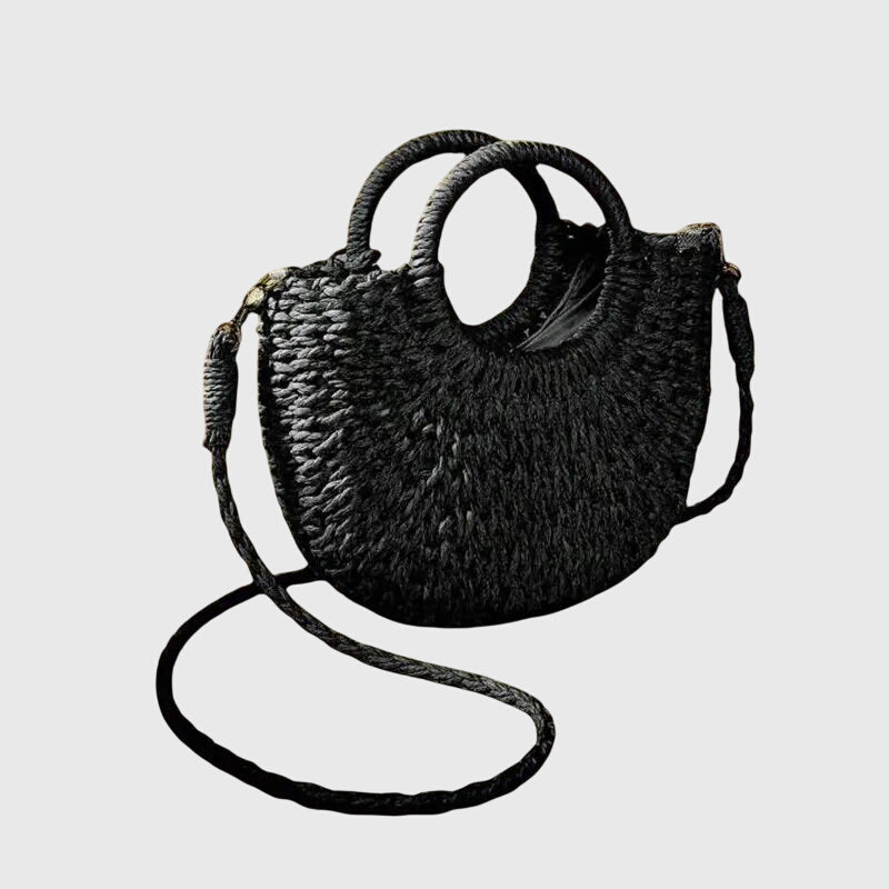 Solana Woven Straw Summer Handbag